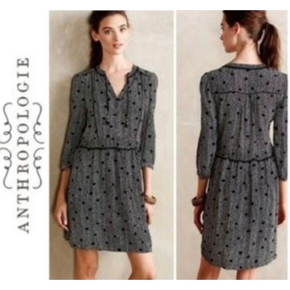 Anthropologie Maeve Tassel Pattern Dress - Size medium - OD6